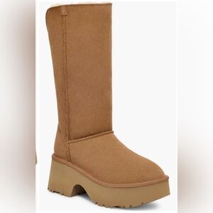 New Classic New Heights Genuine Shearling Cuffable Boot (Women) Sz. 8